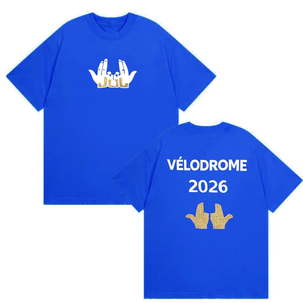 Jul Velodrome 2026 Print Shirts Unisex Unisex Summer High Quality Oversized Cotton Y2K Tshirt Harajuku Clothing Fashion ONeck Tops