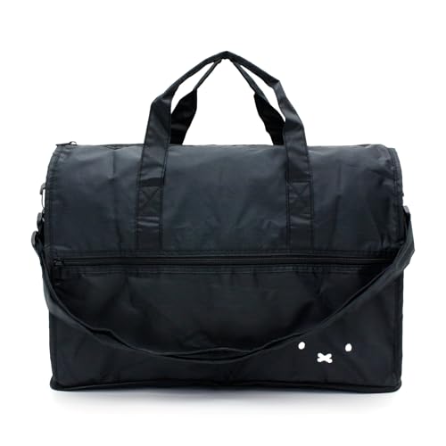 [Travel Collection] Foldable Boston Bag (Medium) Carry-On, TRC0402 B98, Black Face