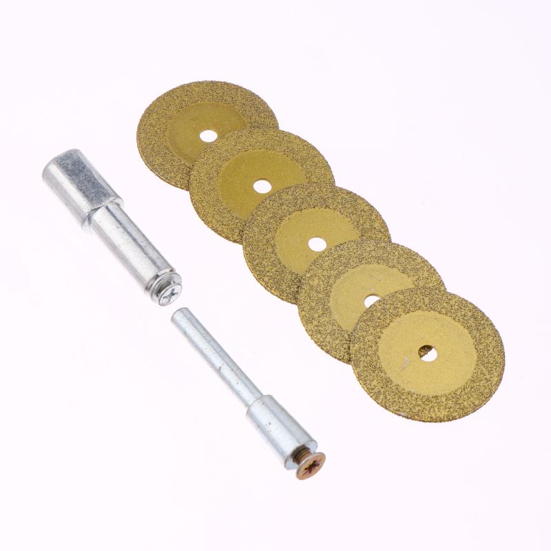 5/6Pcs 40Mm Mini Cutting Disc For Marble Andjade Cutting Accessories Diamond Grinding Wheel Circular Saw Blade