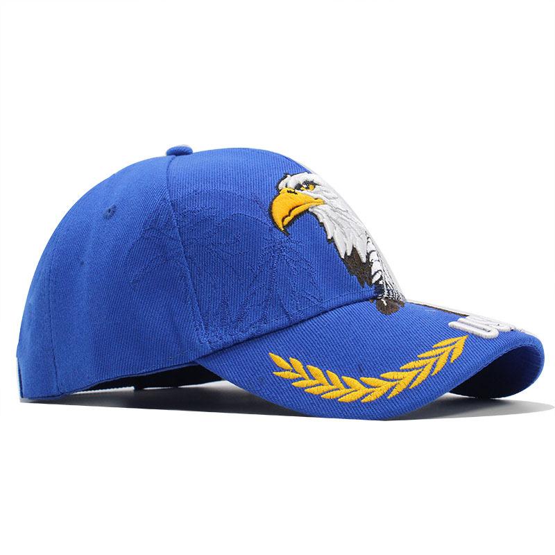Peaked Cap Popular Camo Usa Eagle Head Embroidered Baseball Cap