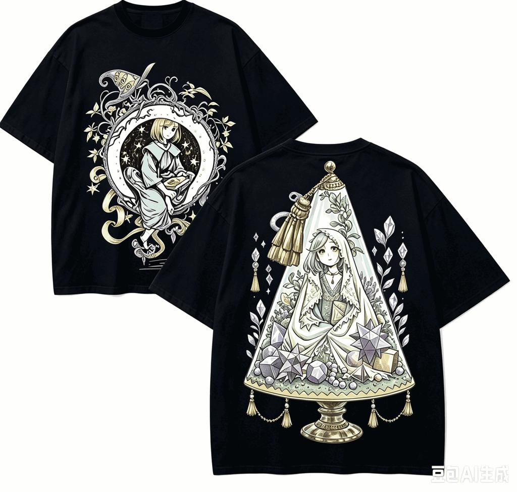 Witch Hat Atelier Anime Lover TShirt Harajuku Cotton NewModel High Street Retro Fashion Oversized Unisex Hot Product Classic