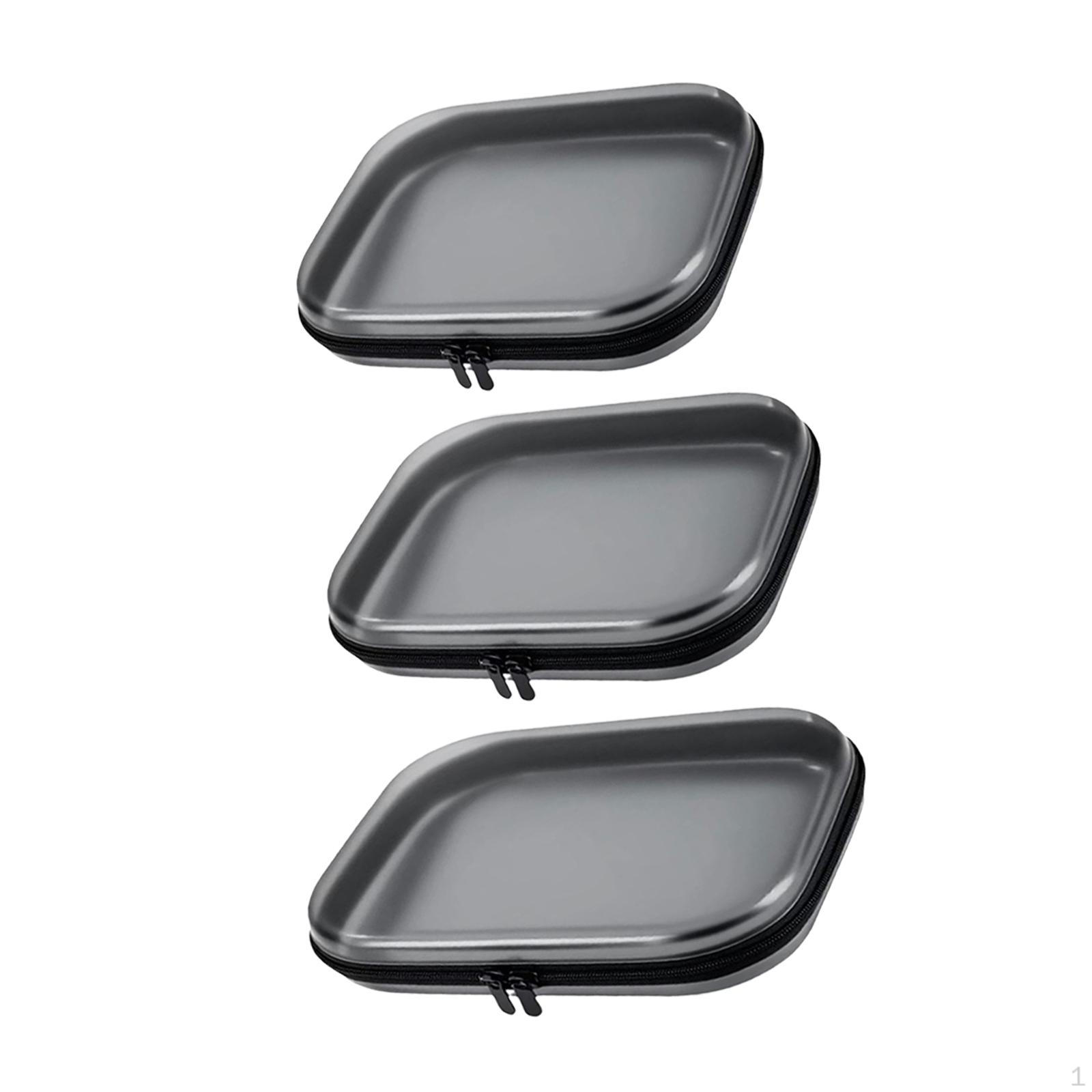 

3 Pieces Travel Makeup Bag Storage Pouch Portable Waterproof Easy Access Toiletry for Women