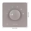 50W Wall Mount Volume Control, 5 Gears Tuning Knob, Grey