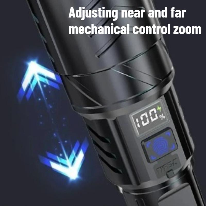Professional Searchlight Long Range Beam Waterproof Construction Shock Resistant Technology for Outdoor Adventure Emergency Long Endurance LED Light