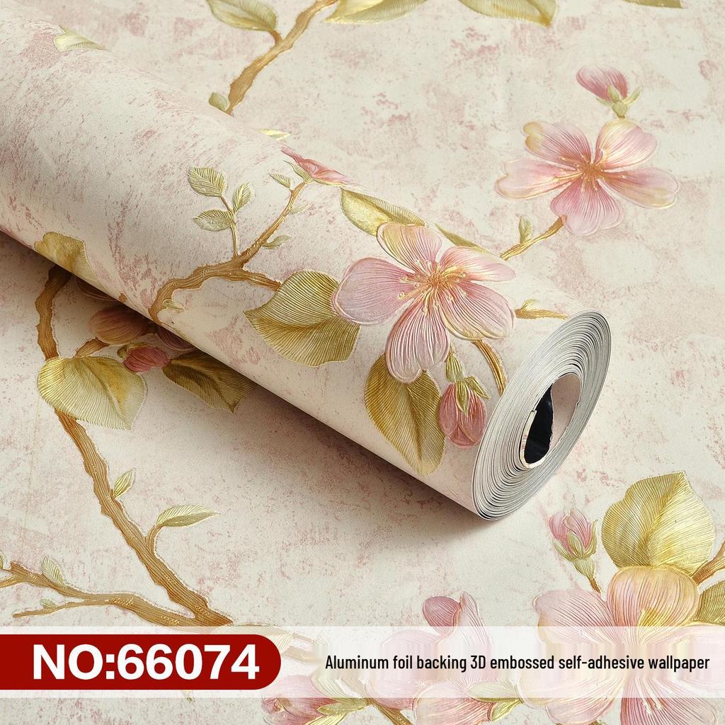 Thick Self-Adhesive Embossed Waterproof Wallpaper for Home Decoration