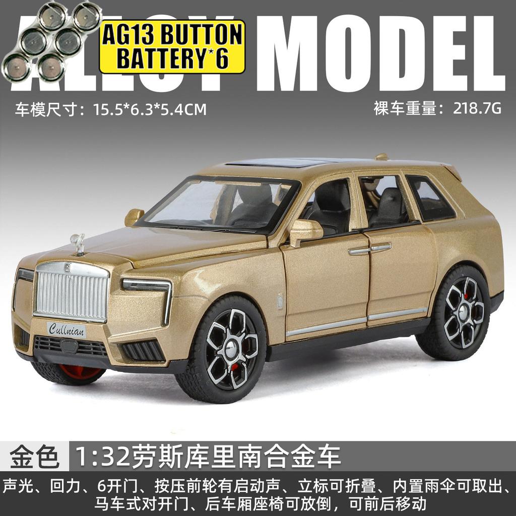 1:32 Rolls Royce Cullinan Ultra Luxus Full-Size SUV Legierung Metall Druckguss Modellauto Simulation Sammlerauto Schreibtischdekoration