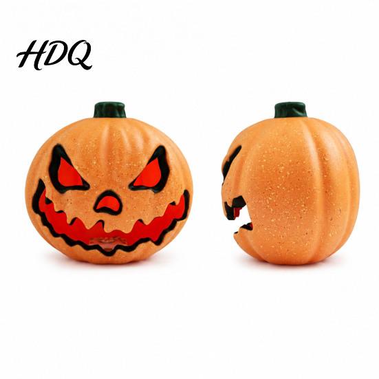 Durable Pumpkin Lantern Halloween Evil Lantern Large LED Light Up Jack O Decor Indoor for Party Scene Spooky Outdoor Decoration Trick or Treat Gift
