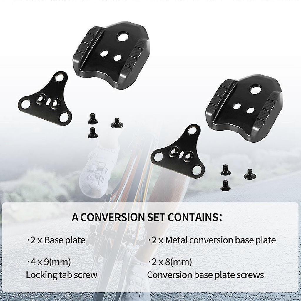 Bicycle Lock Pedal Adapter Road Convert Pedal Spd Shoe Cleat Cover Dual-use Adapter Cleats Bicycle