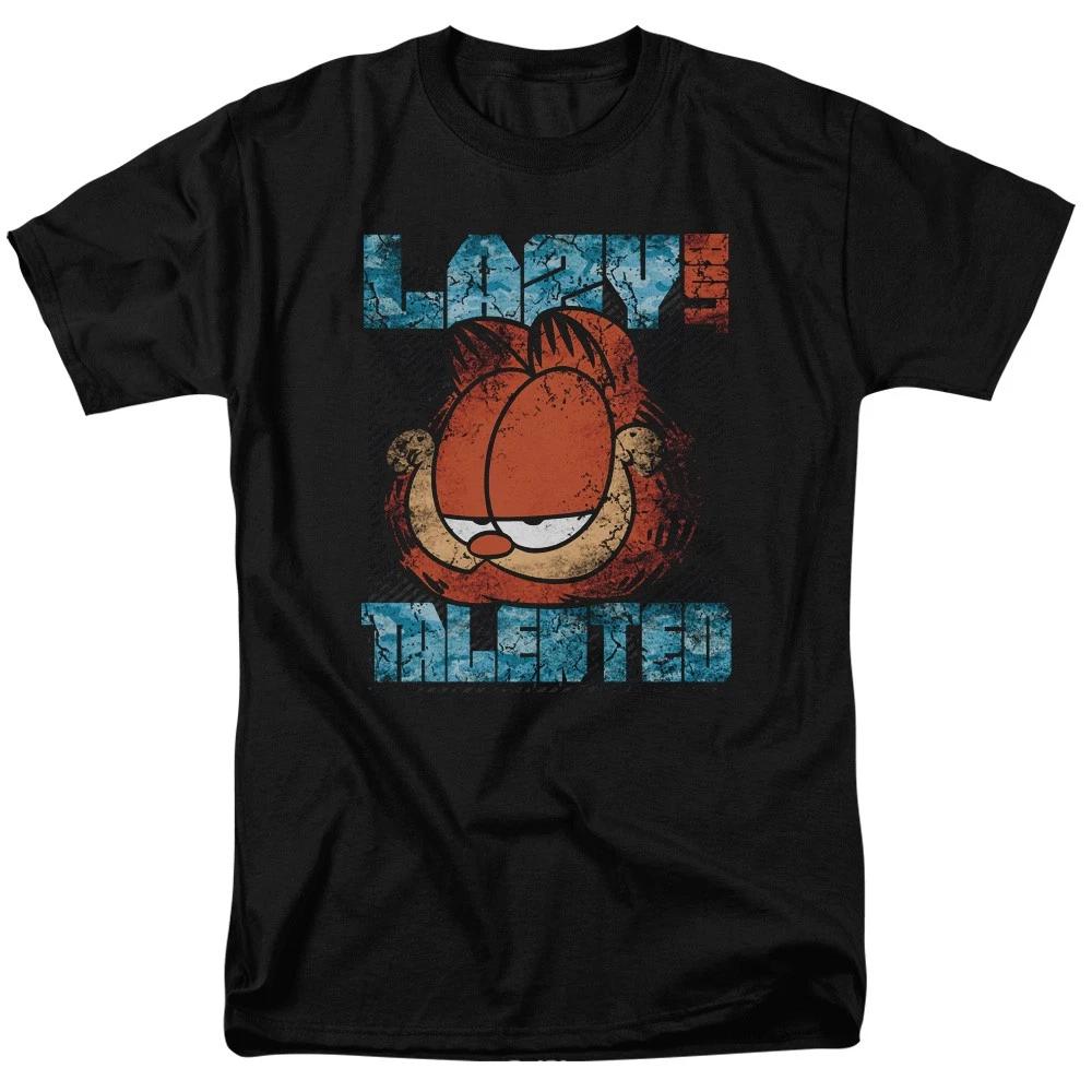 Garfield - Lazy But Talented Distressed - Unisex Children s T-shirt - Black 110