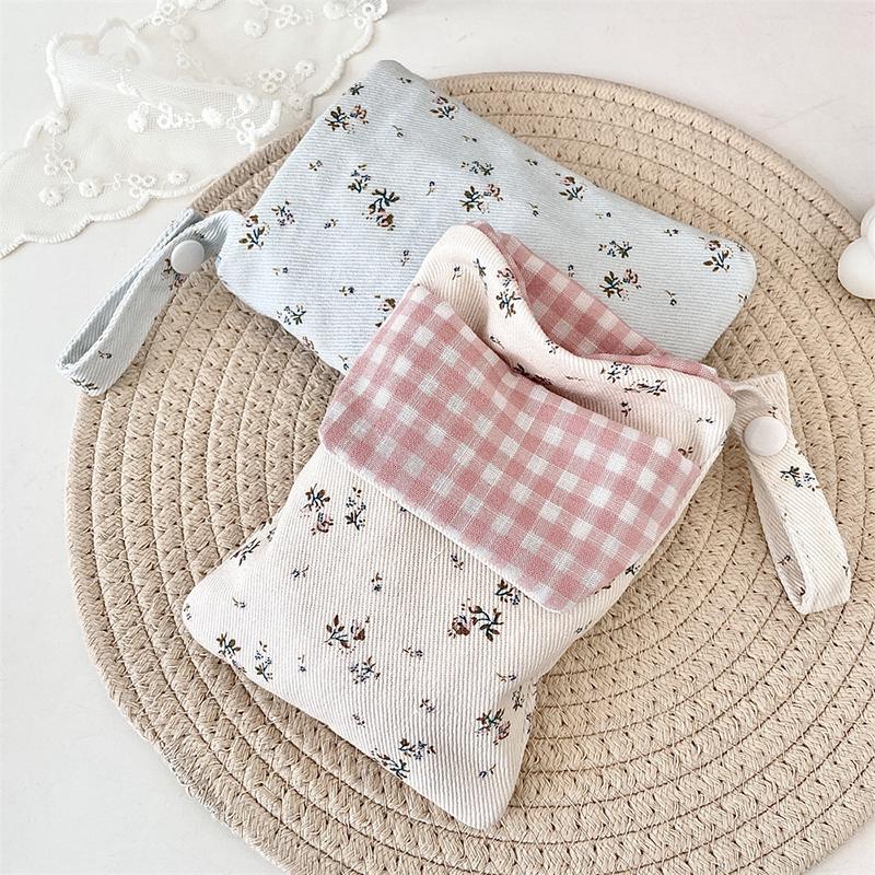 Small Floral Pencil Case Cute Portable Stationery Case Pencil Case Sundry Change Storage Large-Capacity Pen Case