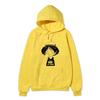 Anime Monkey D Luffy Hoodie, One Piece Q Version Character Graphic Print Pullover Sweatshirt Long Sleeve Streetwear for Men Women