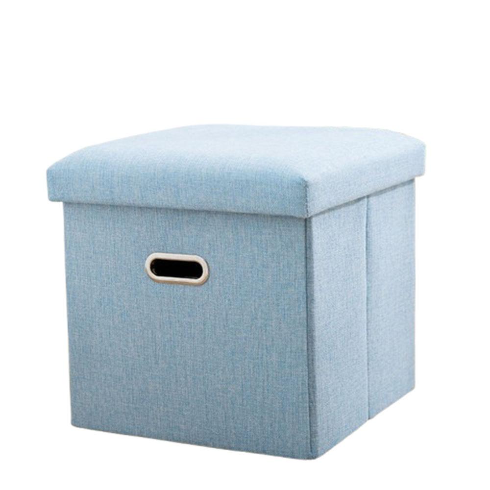 Large-Capacity Shoe Changing Stool Foldable Storage Footrest Fashion Storage Stool  Foot Rest
