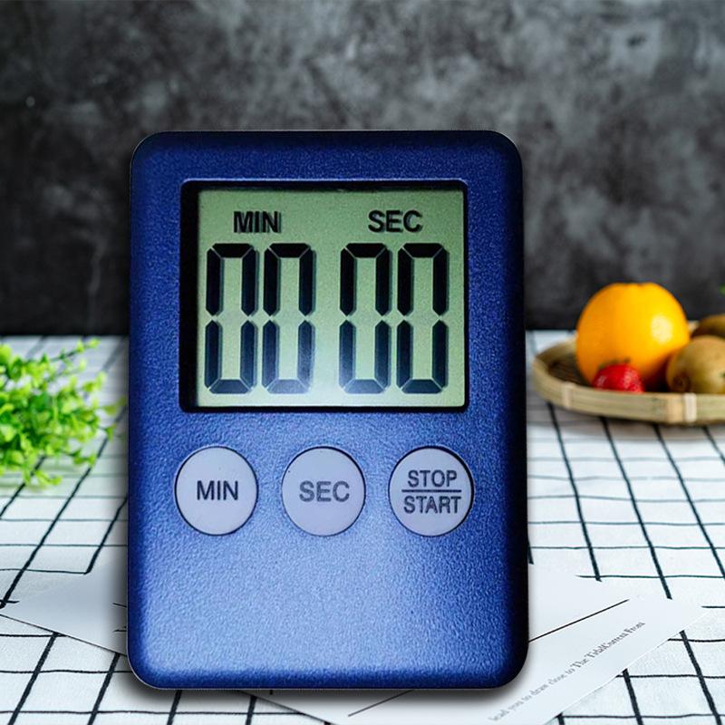 Kitchen Timer Electronic LCD Digital Screen Cooking Baking Clock Alarm Count Up Countdown Stopwatch Clocks Gadget Tool
