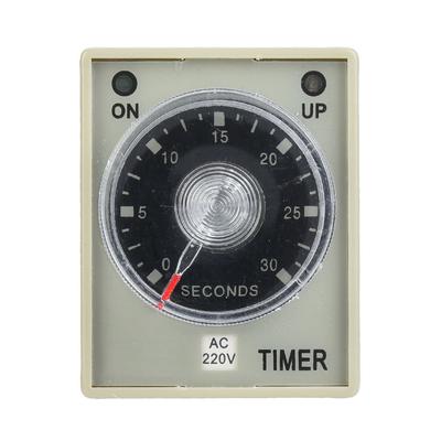 Time Relay 30S 8 Pins Timer 35mm Din Rail for Industrial Automation System AC220V