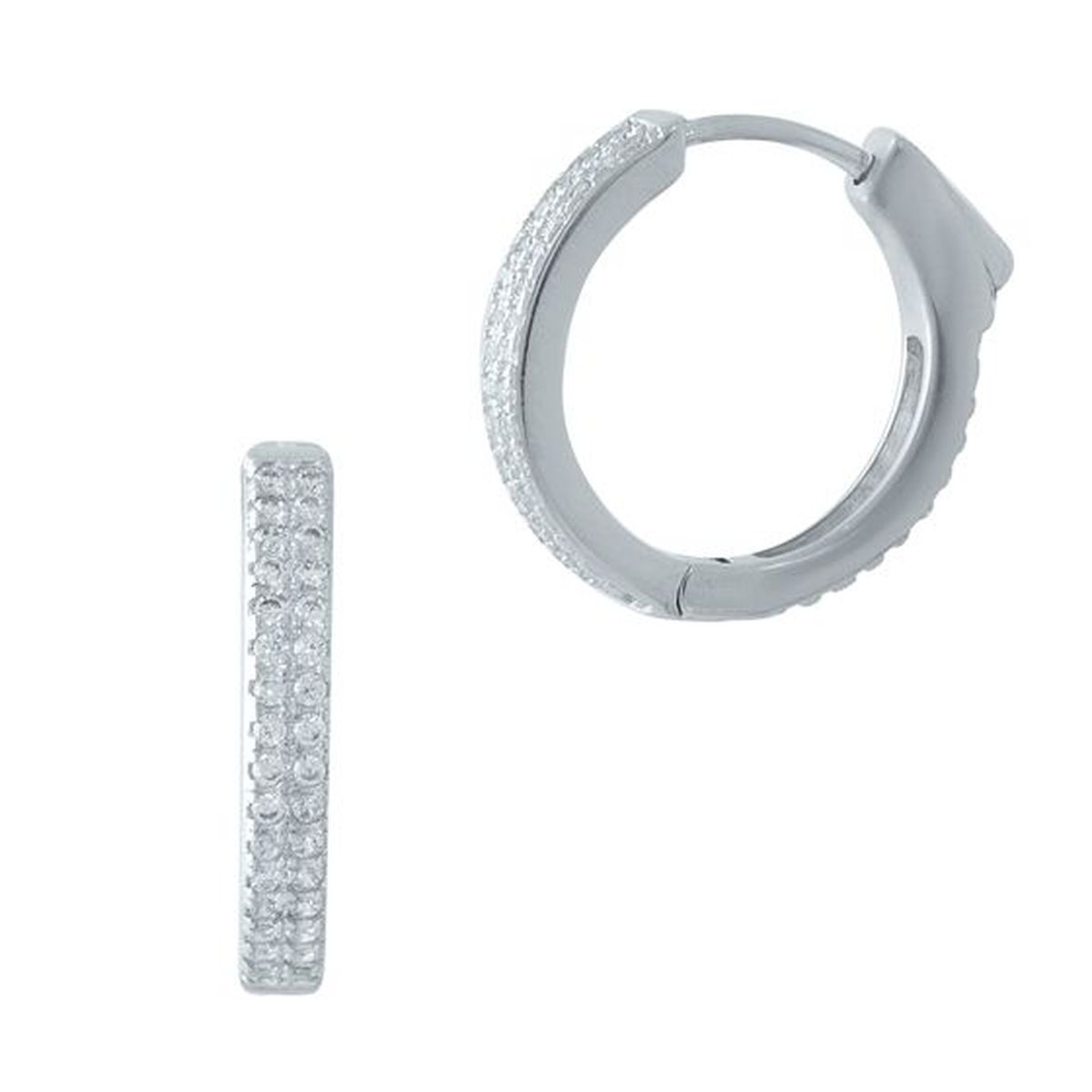 

Срібна каблучка з фіанітами (2037880) білий