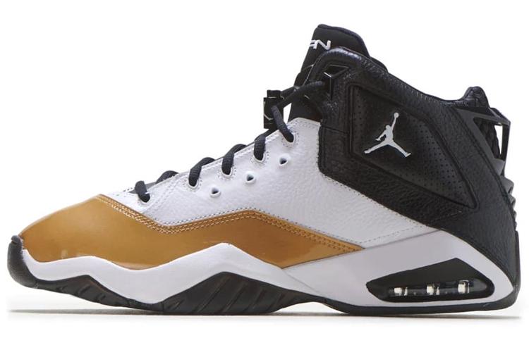 Jordan B Loyal White Black Metallic Gold 44