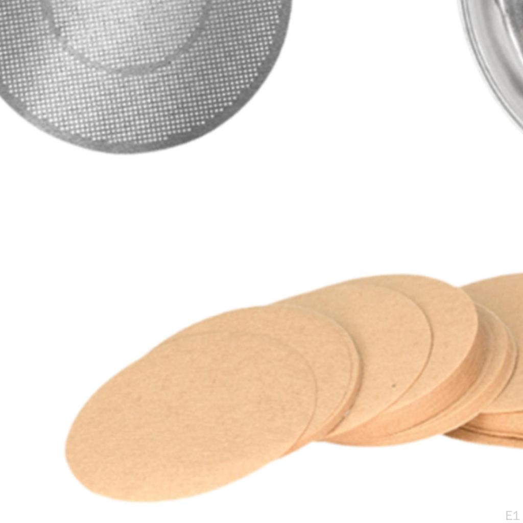 54 mm Coffee Filter Basket Machine Kitchen Tools Home Reusable Replace Round Paper