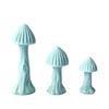 Mushroom Shape Candle Mold 3D Mushroom Candle Resin Silicone Mould for DIY Gypsum Baking Mould Jelly Fondant Decorations