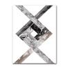 Living Room Decorative Painting Unframed Black And White Geometric Figure Nordic Style Posters Art Canvas Pictures For