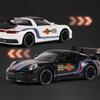 1/32 Porsche 911 Targa 4S Martini Racing Edition Sports Car Alloy Diecast Model Car High Simulation Ornament Decorations Present