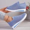 2025 Summer New Large Size Women's Platform Sports Style Casual Flying Weaving Shoes