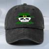 Totenkopf Leprechaun Hut Kleeblatt Baseballkappe St. Patrick's Day Lässige Verstellbare Polyesterkappe für Herren Damen