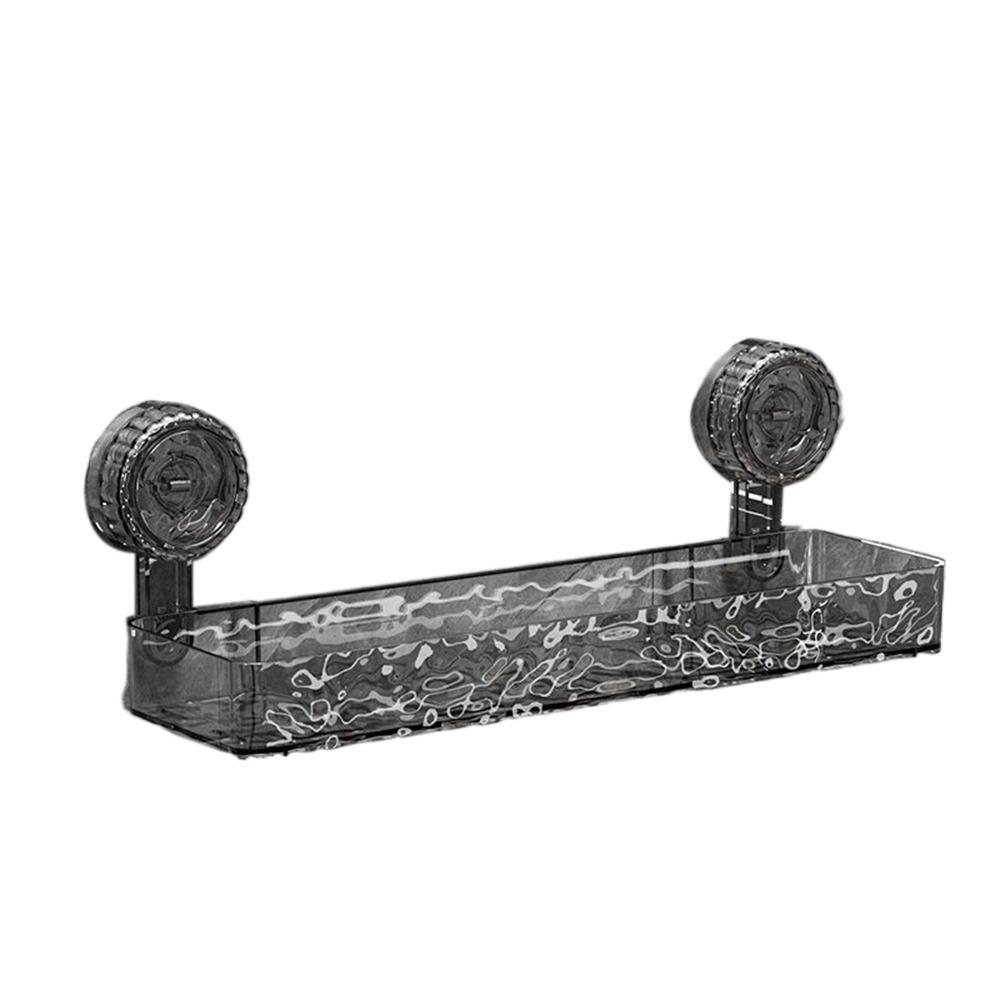 Plastic Suction Cups Shower Shelves Rectangular/Triangular Cosmetics Storage Rack  for Home