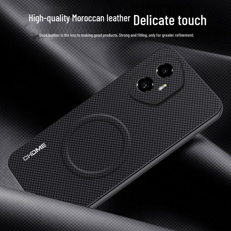 Honor 300/300Pro Protective Magnetic Adsorption Case - Stylish, Full Coverage, Drop-Proof with Mark Pattern
