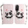 For Xiaomi Redmi A5 4G (171.7mm)/Poco C71 4G Case Pattern Printing Leather Wallet Phone Cover with Wrist Strap