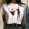 Sommer Urbanes Mädchen Übergröße Rundhals Bedruckt Cartoon Locker Baumwolle Kurzarm Oberteil T-Shirts Damen