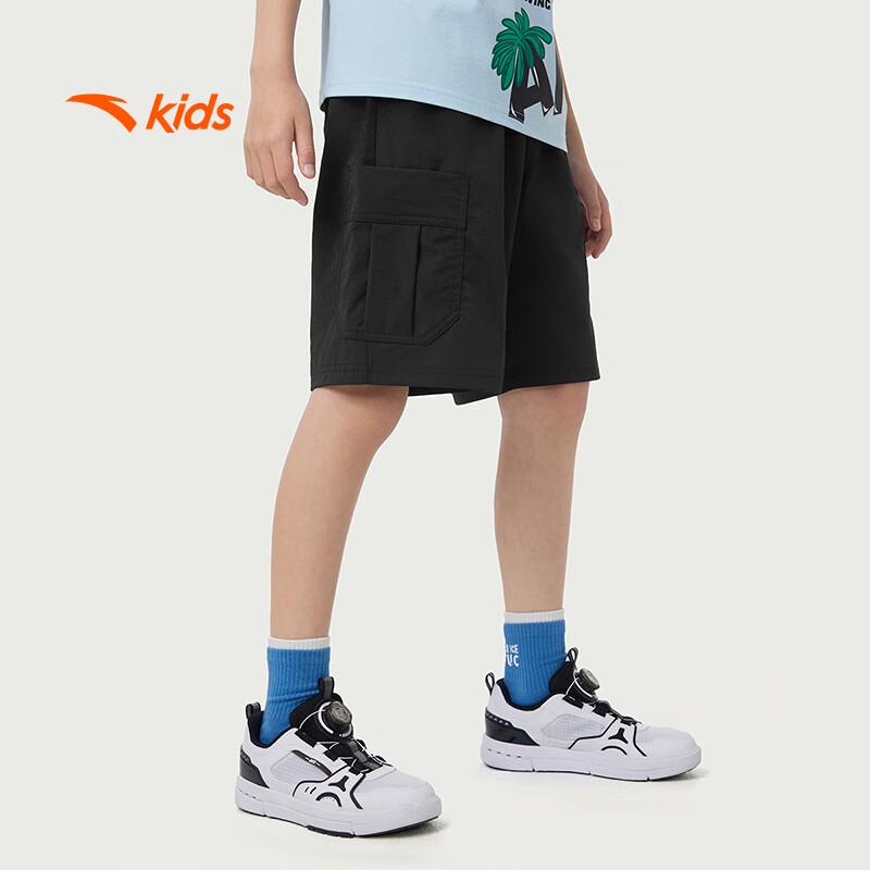 ANTA Kids  Boys  Quick-Dry Woven Athletic Shorts 140