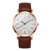 Fashion Men Business Watches Casual Leather Strap Arabic Dial Quartz Wristwatches For Mens Clock Reloj Hombre