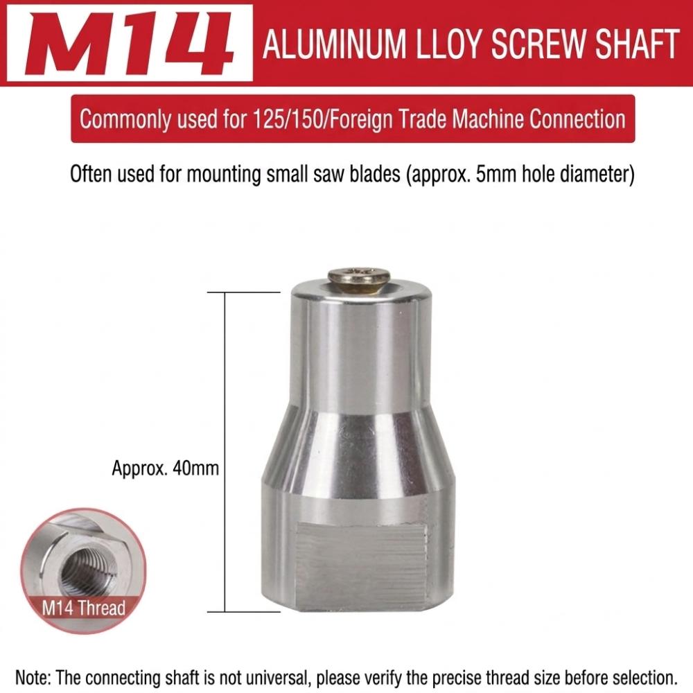 40mm M14 Extended Connecting Rod Grinding Discs For Granite, Marble, Concrete, Ceramic, Porcelain