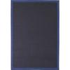 Living Room Rug In Dark Blue Jute 120x170