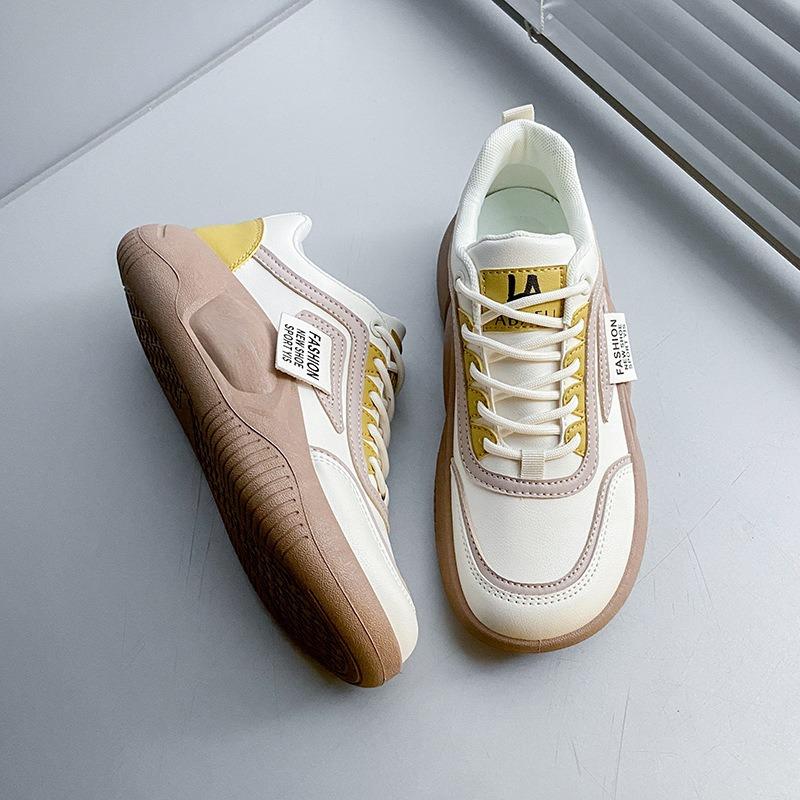 Fashion Autumn New Women's Flat Vulcanized Shoes Casual Breathable Student Leisure Shoes Hot Sale Female Platform Walking Shoes De Mujer