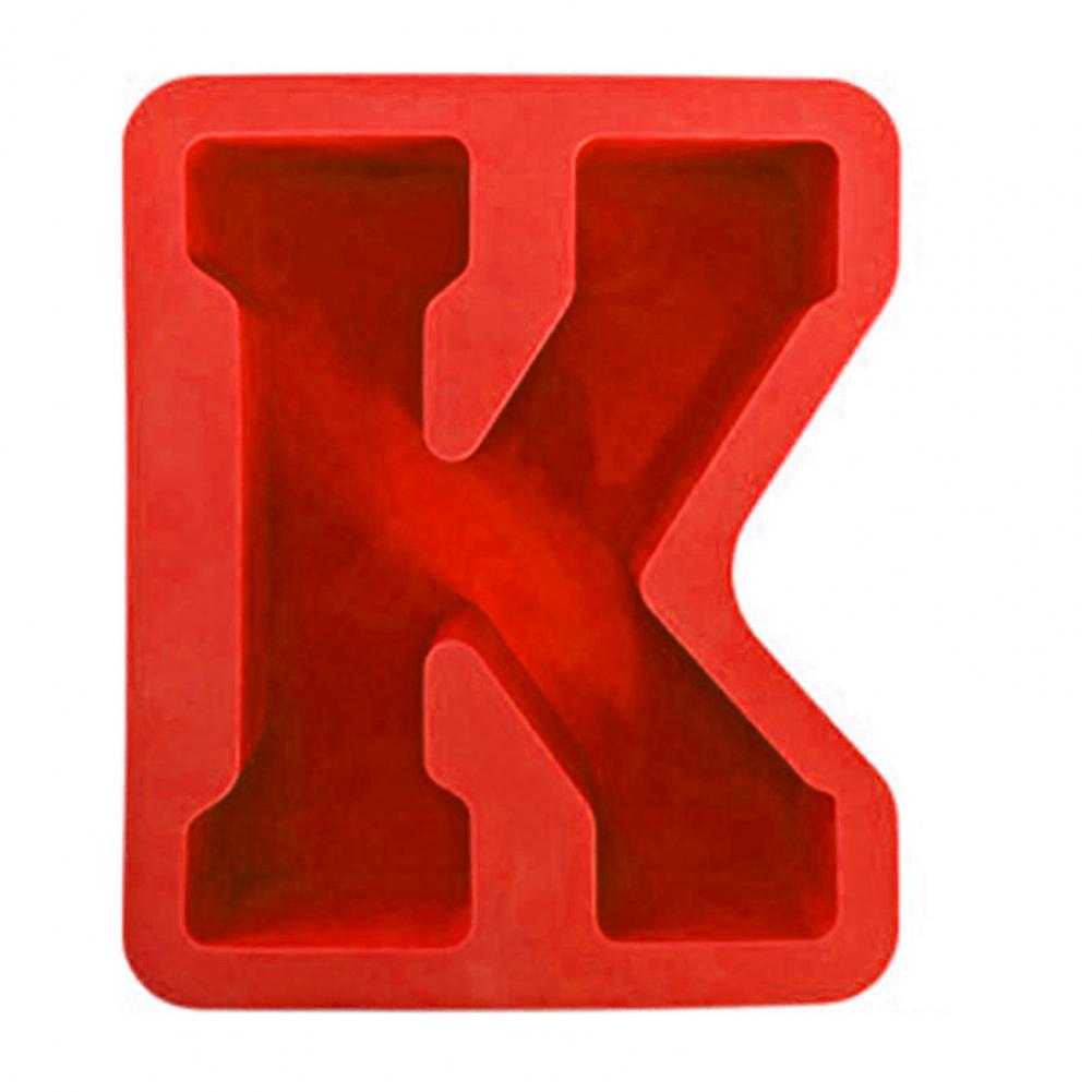 Epoxy Mold Reusable Anti-deformed Easy Demoulding Non-stick Flexible DIY Irregular Form Capital Letter Candle Stencil For Party