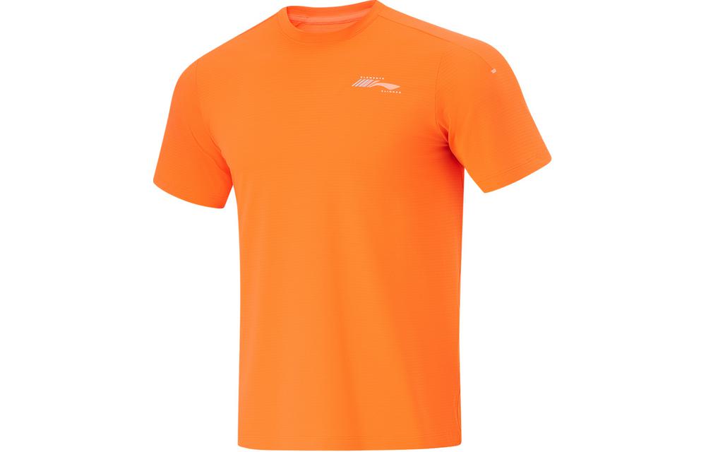 Li Ning Fitness Series T Shirt Men s Carrot Orange ATSU429-7 XL