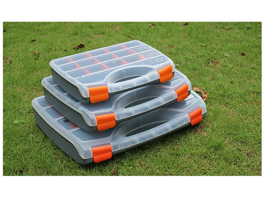Medium Portable Transparent Plastic Hardware Storage Box