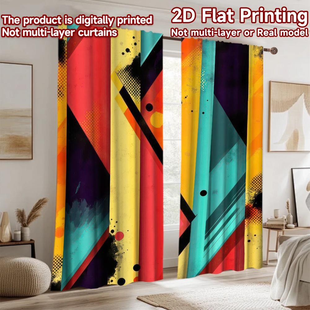 2D Flat Photography Backdrop Popular Background Cloth Geometric 100% Polyester Festive Wall Decor for Suitable for New
