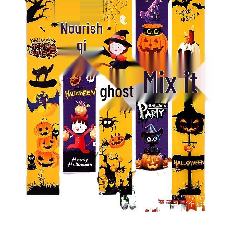 Halloween Pumpkin Photo Props & Costume Decor Background Wall Scene Set