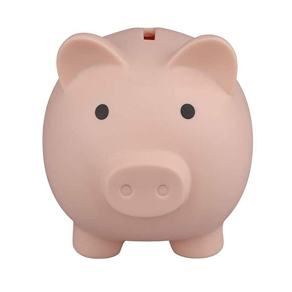 Banca de economii în formă de porc, borcan de numărare a banilor, cutie de monede cu capacitate mare, cutie de economisire a banilor, organizator de depozitare pentru cadou de Crăciun pentru copii