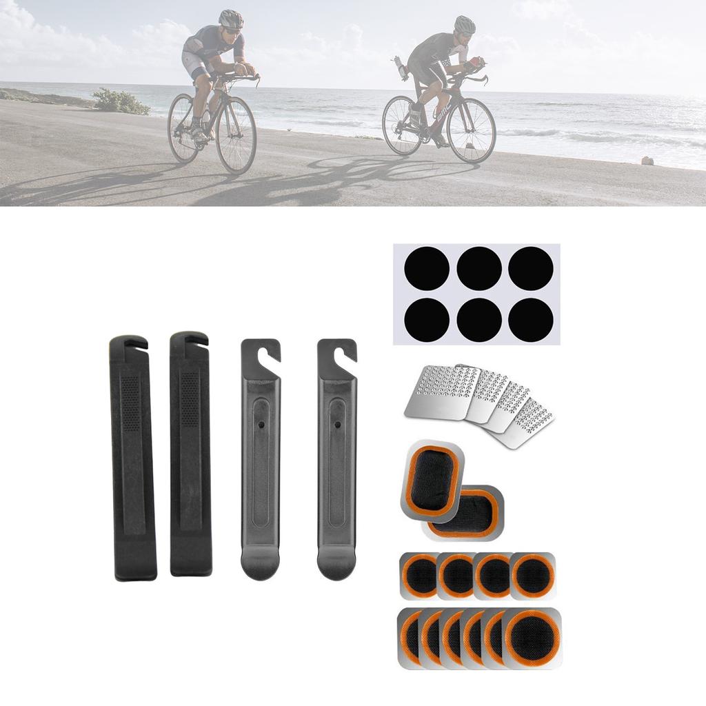 Bicycles Flat Tire Repair Kits Bicycles Inner Tube Tire Tool Glueless Patches Bike Tire Levers for Road Mountain Bike