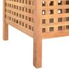 Vidaxl Bench With Storage, 49X48X49 Cm, Solid Walnut Wood