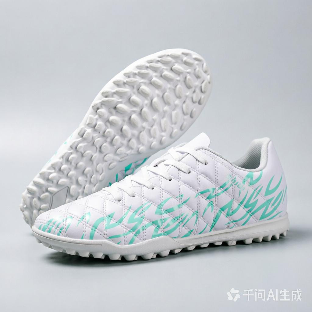 Soft Surface Adult Tf Football Shoes Integrated Pu Fabric Non-Slip Rubber Outsole Wearproof Indoor And Outdoor Turf Sneakers