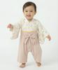 Nissen Baby Rompers/Coveralls, Hakama-Style Coveralls/Two-Way Alls for Boys and Girls (Baby Clothes/Children's Clothes for Boys and Girls), Beige, Siz