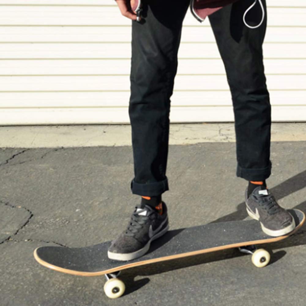 Skateboard Complete Product Blank Complete Skateboard Maple Blank Skateboard Complete inches x White 7.75 (Green Wheels) [Item]