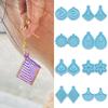 Necklace Crafts Casting Mould Ear Studs Earrings Mold Epoxy Resin Mold Keychain Pendant