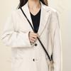 New solid color acrylic long crossbody adjustable mobile phone pendant accessories beaded mobile phone accessories lanyard pendant
