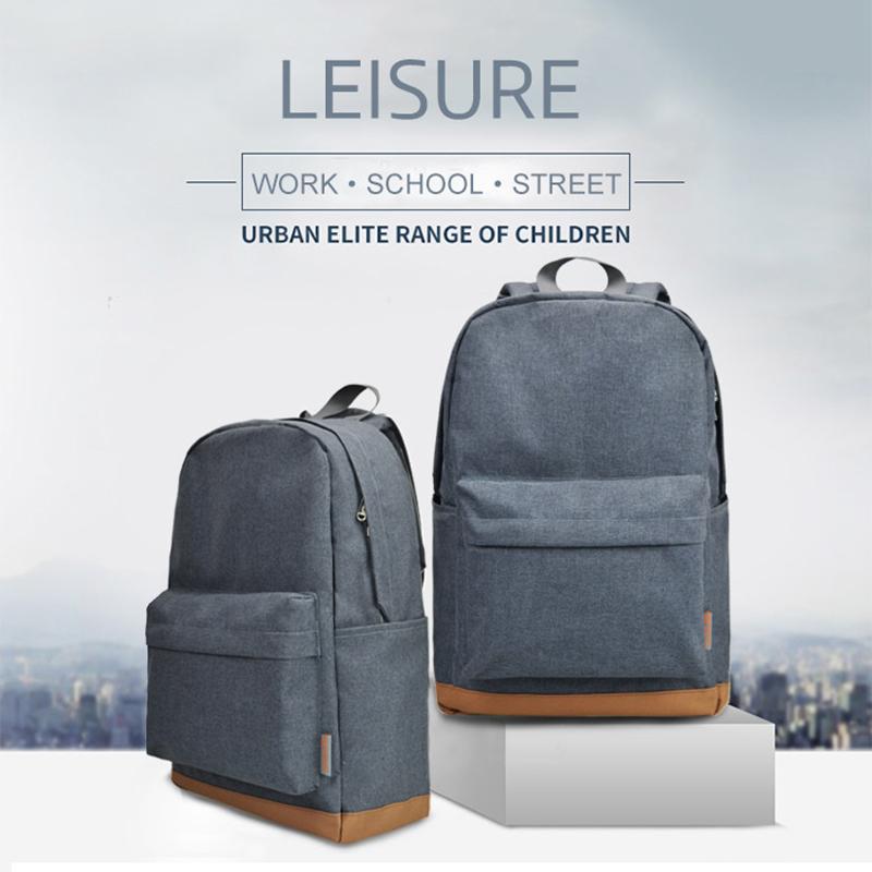 TINYAT Herren 15 Zoll Laptop-Rucksäcke Computer Männliche Schulrucksäcke Freizeit für Teenager Reise Schulter Mochila Grau