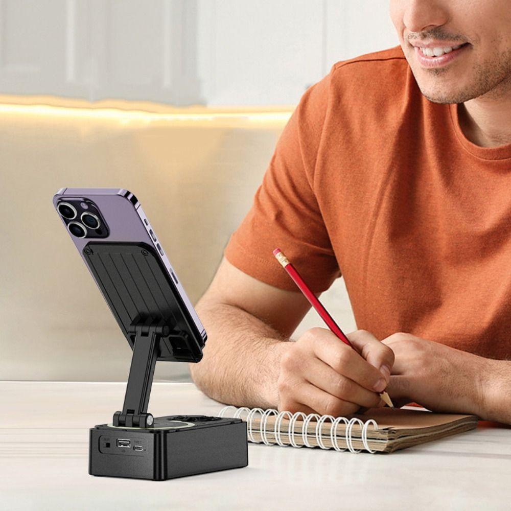Rotating Bluetooth Speaker Phone Stand Wireless Speaker Phone Stand  Watching TV Phone Support